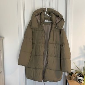 Ladies winter puffer coat